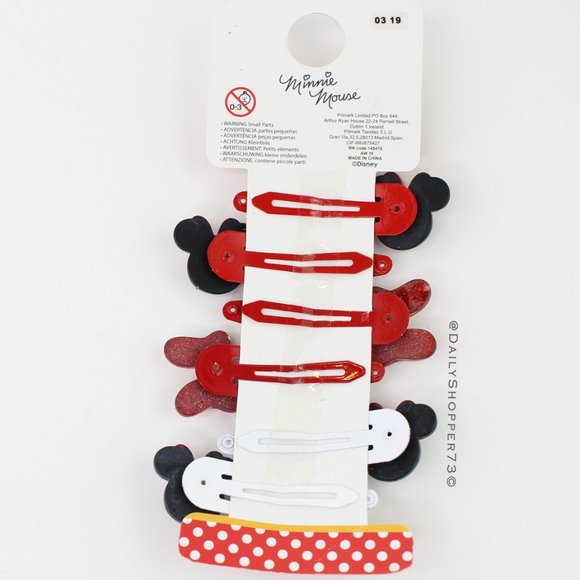 Disney Minnie Mouse Assorted Hair Clips - Picture 2 of 2